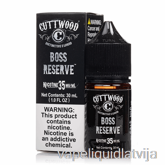 Boss Rezerve - Cuttwood Salts - 30ml 35mg Vape šķidrums